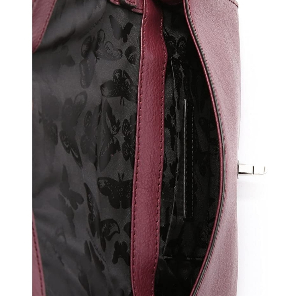 Rebecca Minkoff mini love wallet on chain burgundy red - Picture 4 of 14